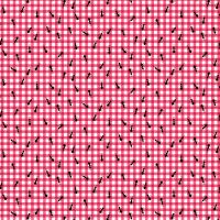 Ants On Gingham, Pink