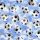 Tossed Soccer Balls, Blue