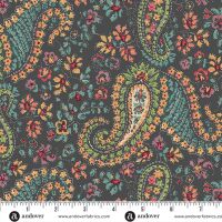 Rambling Rose, Paisley Charcoal