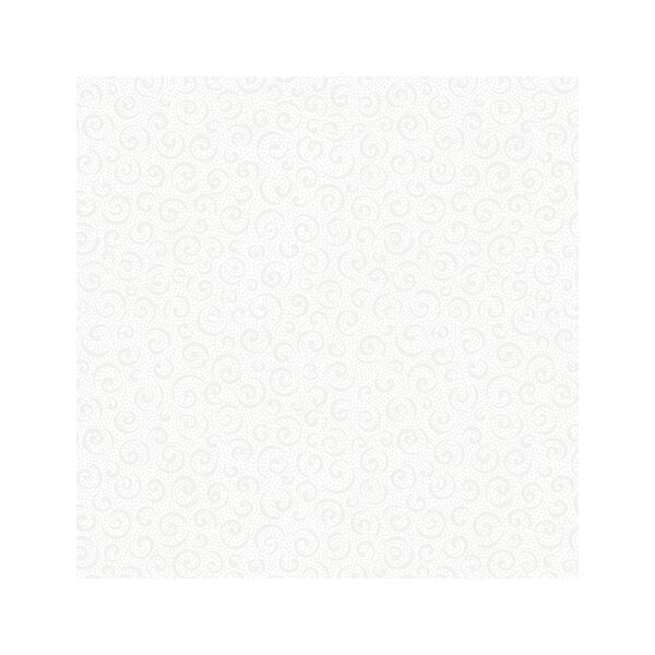 Quilting Illusions, Curly Cue, White