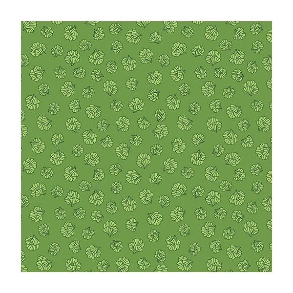 Scalloped Flowers Pistachio