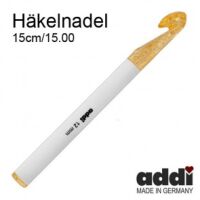 addiChampagner Wollhäkelnadel Kunststoff, 15 cm 15 mm