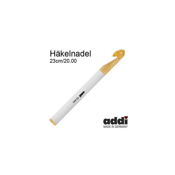 addiChampagner Wollhäkelnadel Kunststoff, 23 cm 20 mm