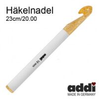 addiChampagner Wollhäkelnadel Kunststoff, 23 cm 20 mm