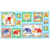 Playfull Elephants (Panel)