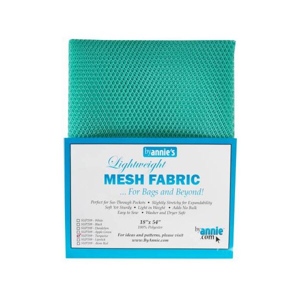Mesh Fabric, Turquoise