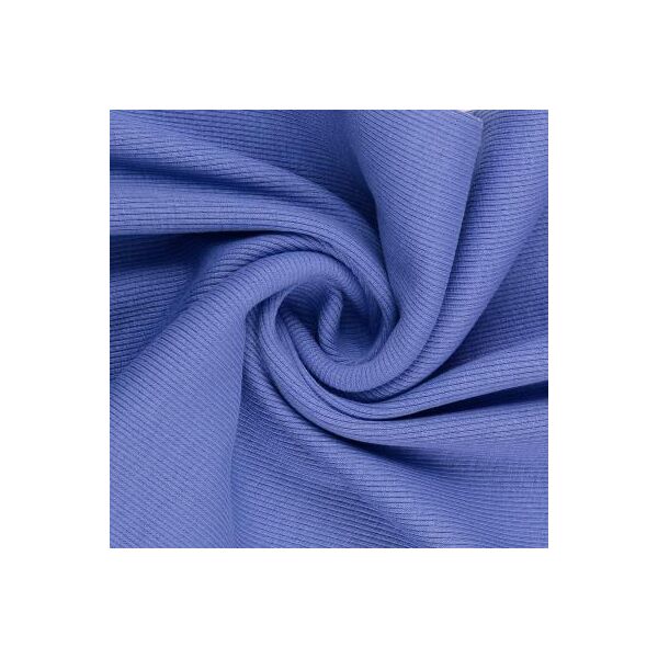 Bündchenstoff, Mittelblau