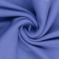 Bündchenstoff, Mittelblau