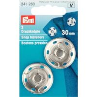 Prym, Drucker 30mm Silber