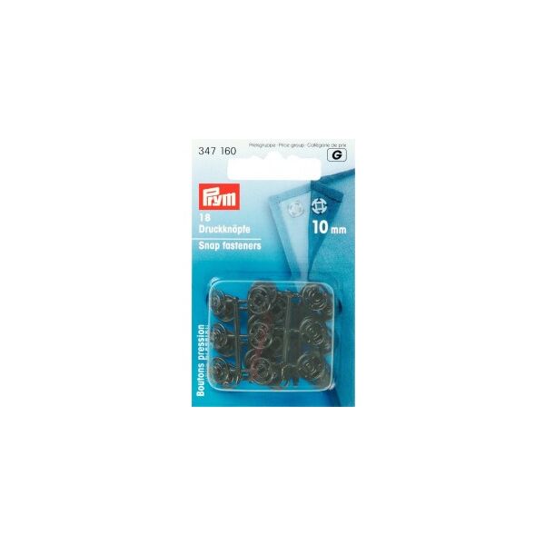 Prym, Drucker 10mm Schwarz