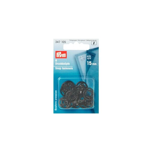 Prym, Drucker 15mm Schwarz