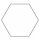 Template, Hexagon, 2"
