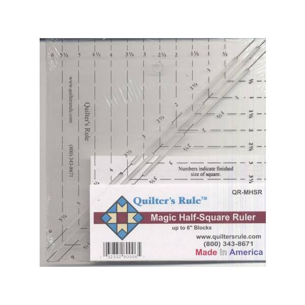 Magic Half-Square Ruler