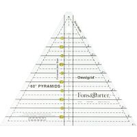 Paramid Ruler  6" 60°