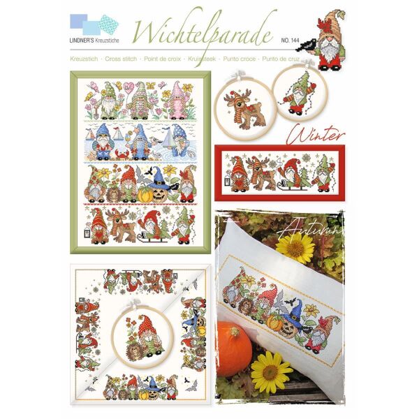 Lindner´s Kreuzstiche, 144 Wichtelparade