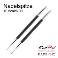 Knit Pro Karbonz Spitzen 6mm