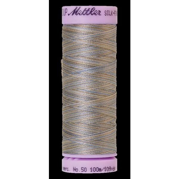 Mettler, Sil Finish Cotton Multi Nr. 50, 9843 Silvery Blues