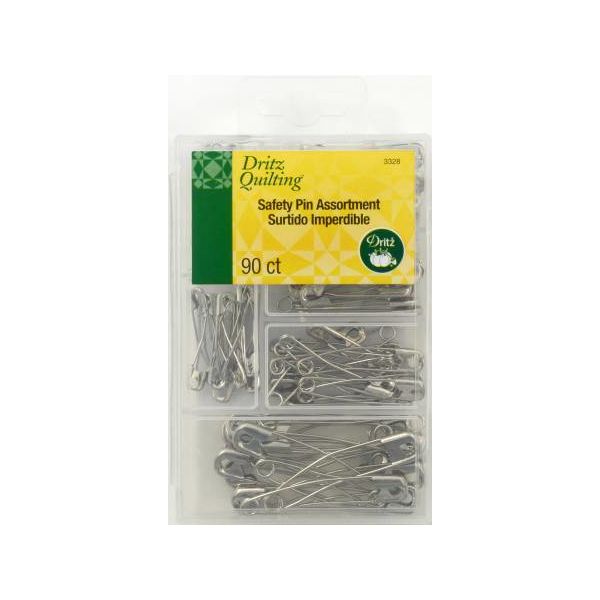 Curved Safety Pin Assortment