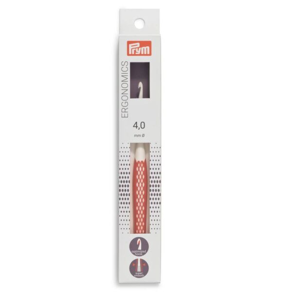 Prym, Ergonomics Wollhäkelnadel, 16 cm 4 mm