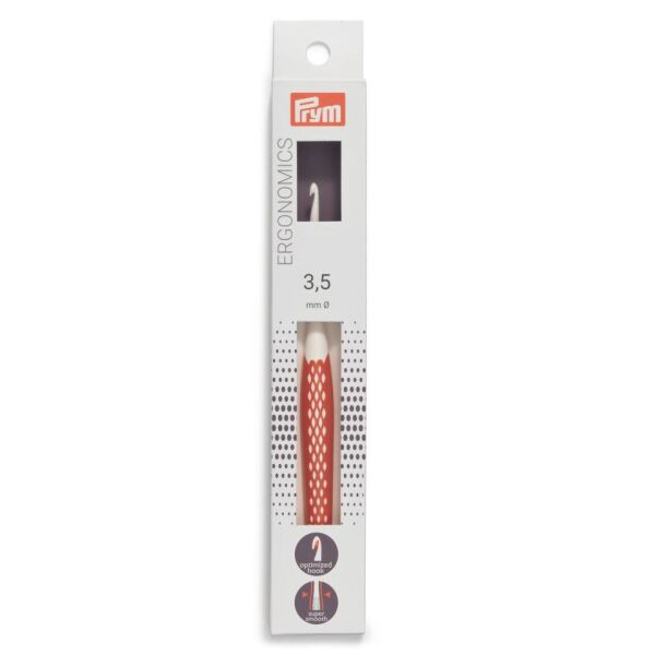 Prym, Ergonomics Wollhäkelnadel, 16 cm 3,5 mm
