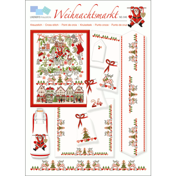 Lindner´s Kreuzstiche, 046 Weihnachtsmarkt