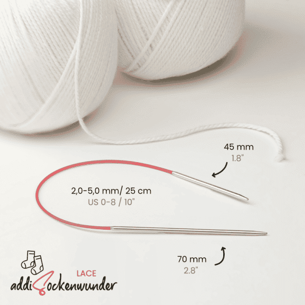 addiSockenwunder Messing 25 cm 3,75 mm