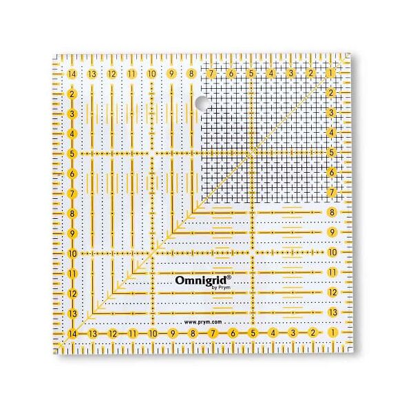 Omnigrid, Universal-Lineal 15 x 15 cm