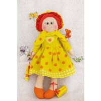Puppe "Lady Orange" Gelb
