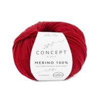 Katia, Merino 100% 52 Weinrot