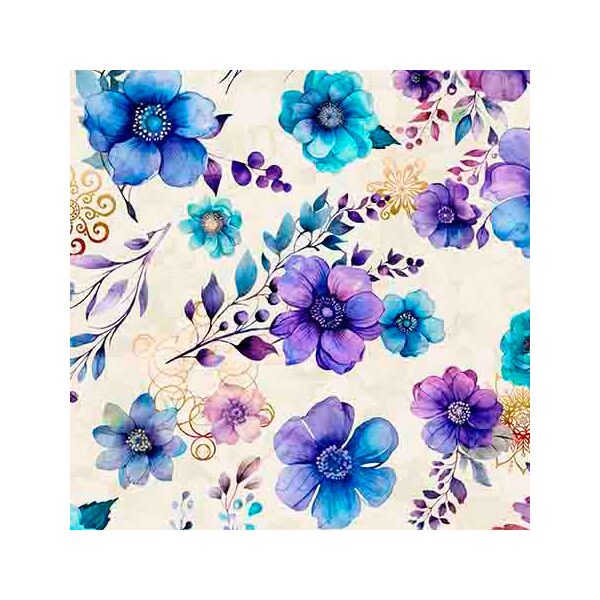 Fantasia, Floral Toss, Cream