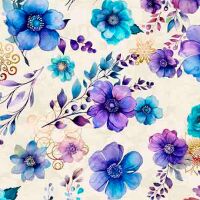 Fantasia, Floral Toss, Cream