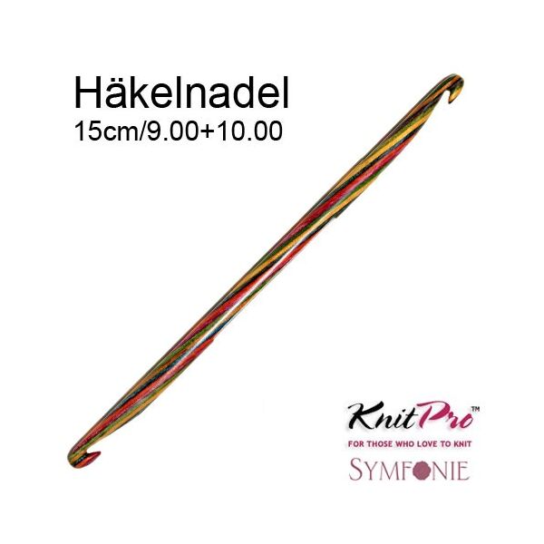 KnitPro, Symfonie Wollhäkelnadel Doppelseitig 9-10 mm