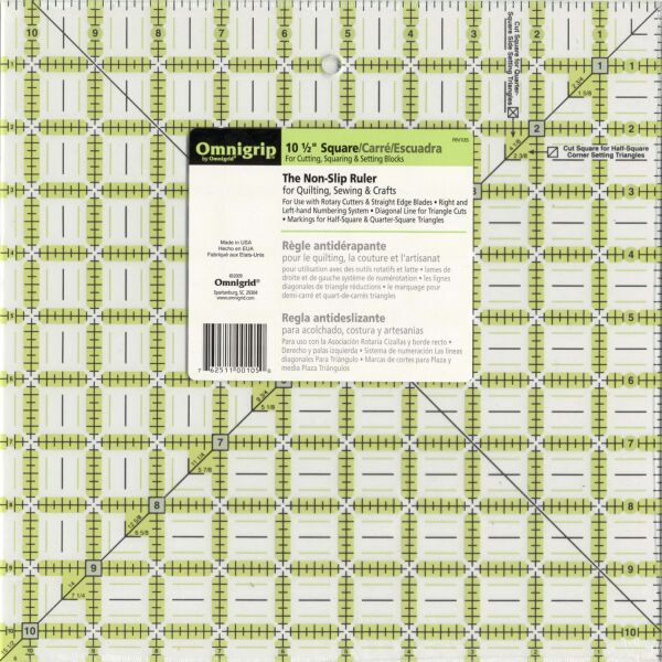 Omnigrid, Quadrat 10 1/2" x 10 1/2"