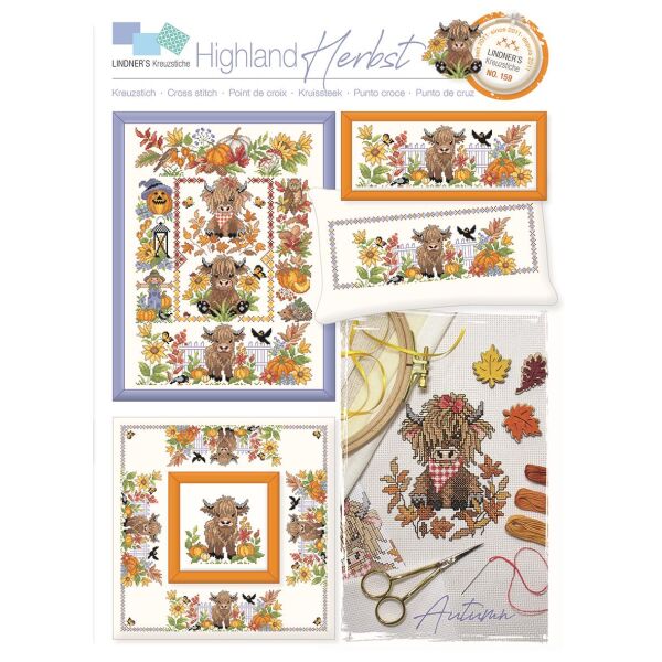 Lindner´s Kreuzstiche, 159  Highland Herbst