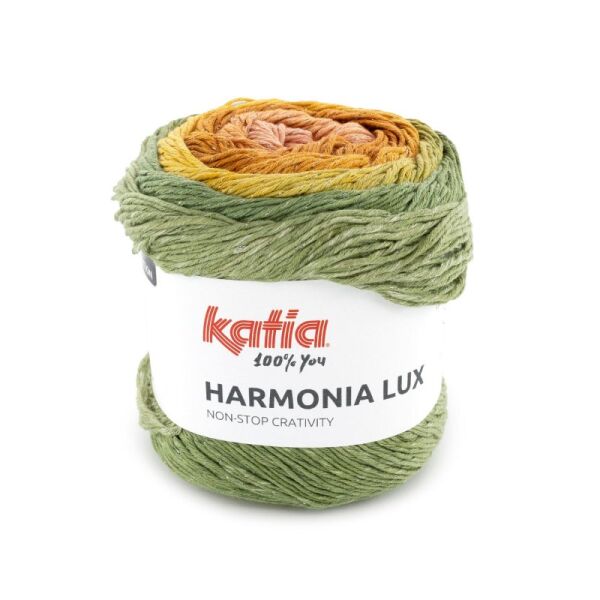 Katia, Harmonia Lux 105 Grün-Rostrot-Rosé