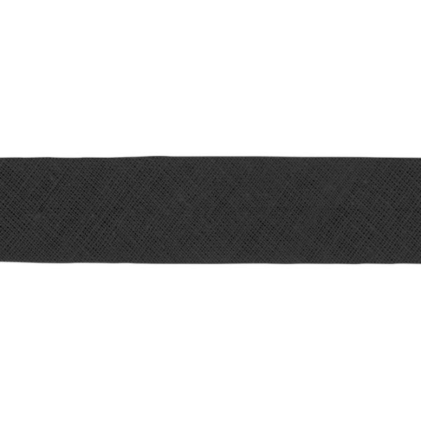 Schrägband 20 mm BW Schwarz