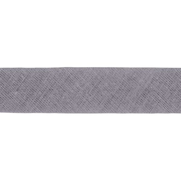 Schrägband 20 mm BW Grau Asche