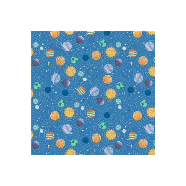 Blast off! Digital Planets blue