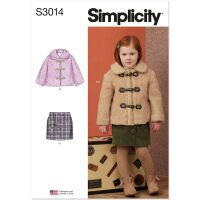 Dufflecoat und Rock Gr.3-8