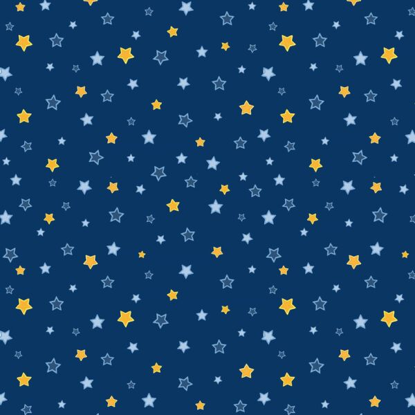 Tomtens Folklore Christmas, Blue and Yellow Stars
