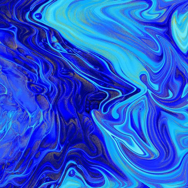 Escapade, Metallic Marble, Navy