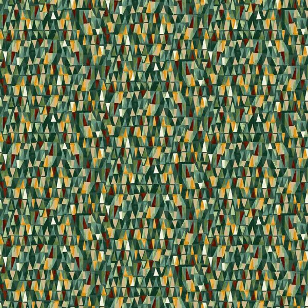 Golden, Geometric Green