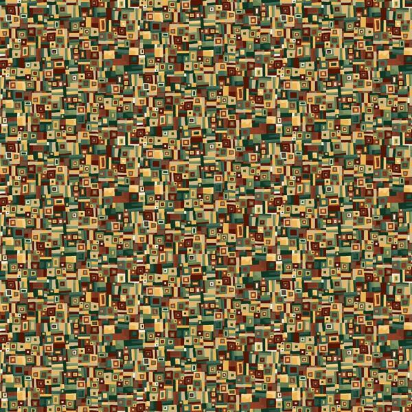 Golden, Patchwork Green