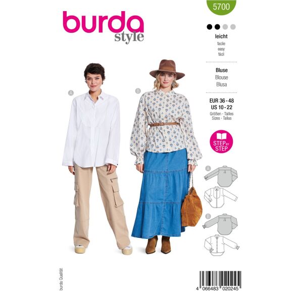 Bluse, Gr.36-48