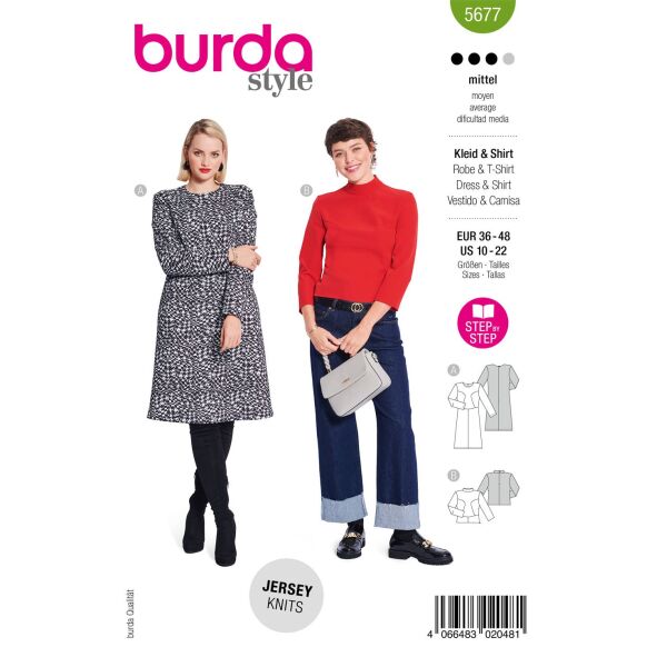 Kleid & Shirt, Gr.36-48