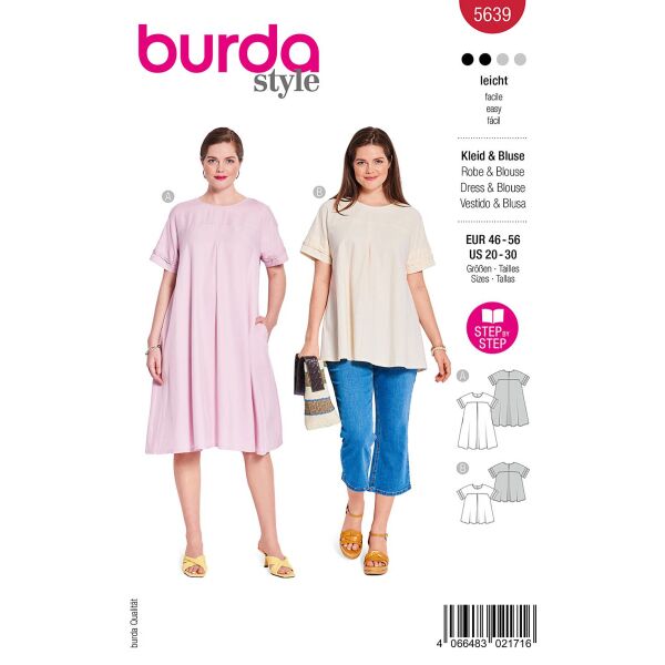 Kleid & Bluse Gr.46-56