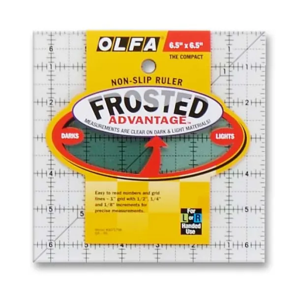 Olfa, Frostic Acrylic Ruler 6,5" x 6,5"