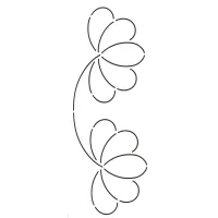 Feather Loop, ca. 10 cm