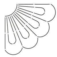 Dresden Plate, 15 cm