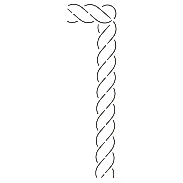Cable Border, 2,5 cm